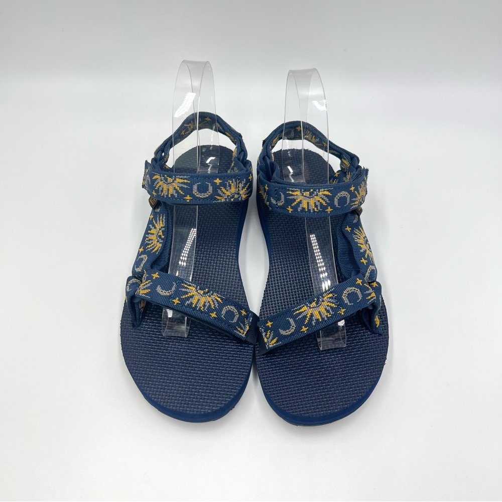 Teva Womens Original Universal Star Moon Navy Blue Sandals Shoes Size 7 NEW - Picture 4 of 13